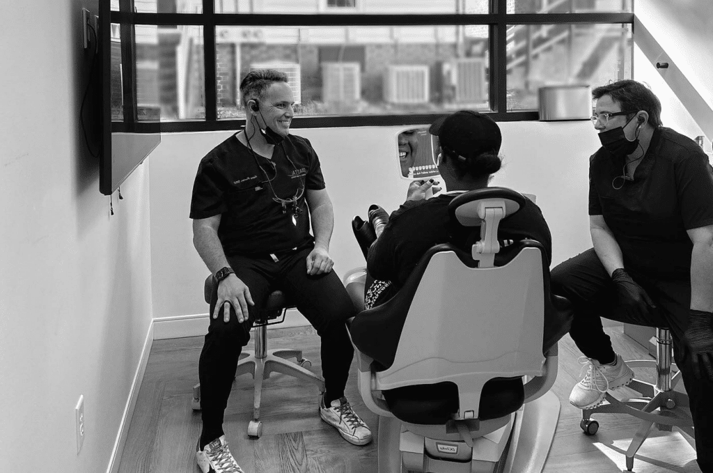 Dentist in Virginia Beach with patient